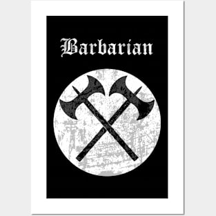 Barbarian - Class Posters and Art